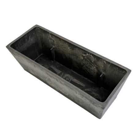 Balcony box 10l charcoal 50x19x16cm-2