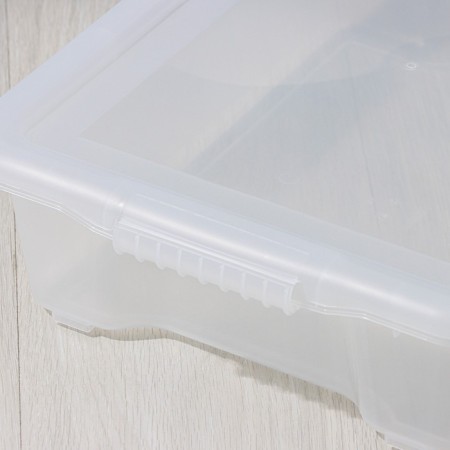 Storage container with Porter lid, 8 l, 43 × 31.5 × 11 cm, the color is transparent-2