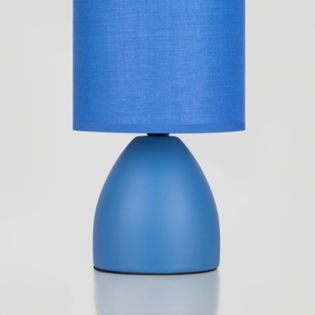 Rivoli Nadine 1he14 table lamp, 40 watts Ceramics Blue with lampshade-8