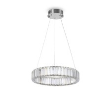 Подвесной светильник Freya FR5257PL-L17CH Tier, 420х420х1500 мм, LED, 15Вт, 1200Лм, цвет хром