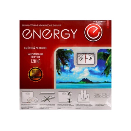 Floor Libra Energy ENM-409F, mechanical, up to 120 kg, picture "Beach"-2