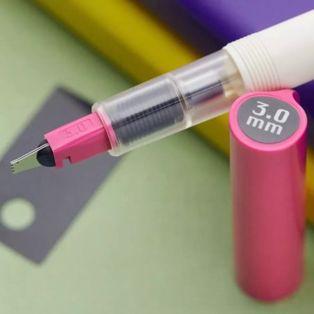 Feature handle for calligraphy Pilot Parallel Pen, 3.0 mm, (IC-P3 cartridge), a set in a case-1