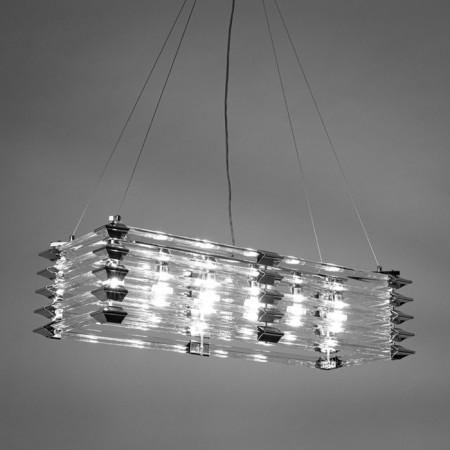 Suspended chandelier Arte Lamp Caravaggio A1059SP-6CC, E14, 6x40 W, 30x80x21 cm, chrome-1