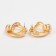 Earrings Metal "Atmosphere" Crown, Color Gold
