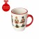 Mug of the Dilan "Nutcracker", 330 ml, white color