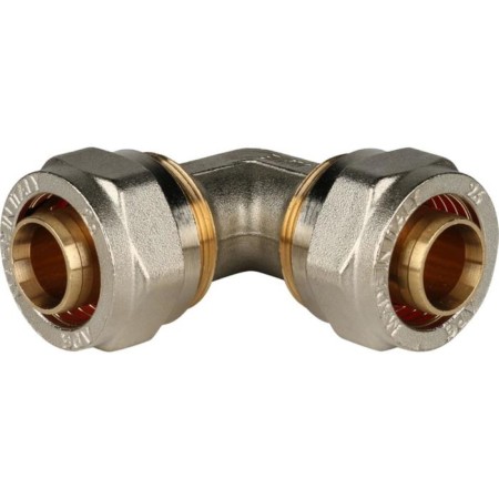 STOUT SFS-0003-002626, D = 26 x 26 mm, 90 °, for metal-plastic pipes, screw