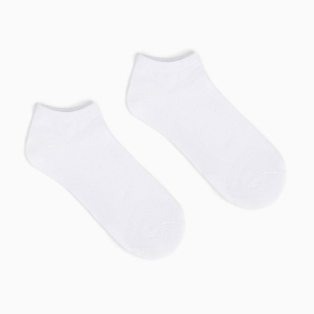 Set of men's socks (3 pairs), white color, size 42-43-3