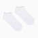 Set of men's socks (3 pairs), white color, size 42-43