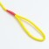 Toy "A ball reinforced on a rope", 43 cm, ball 6 cm, pink