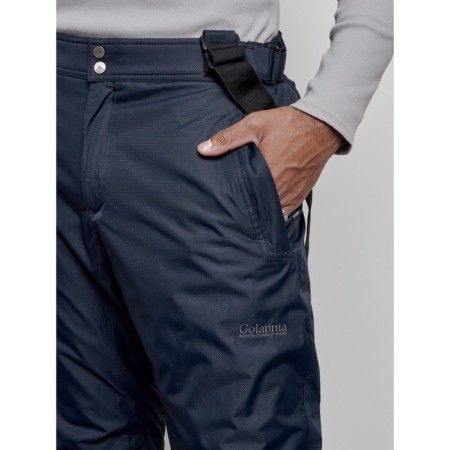 Semi-combineson ski insulated male winter, size 56, dark blue color-8