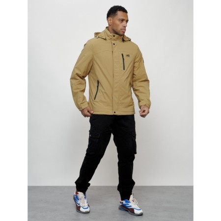 Sports male jacket, size 52, beige color-2