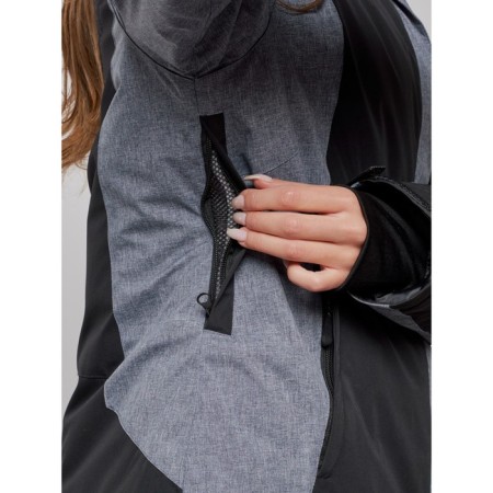 Ski jacket women's, size 54, black color-10