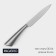 Knot Kitchen Magistro Ardone, blade 12.5 cm, silver color