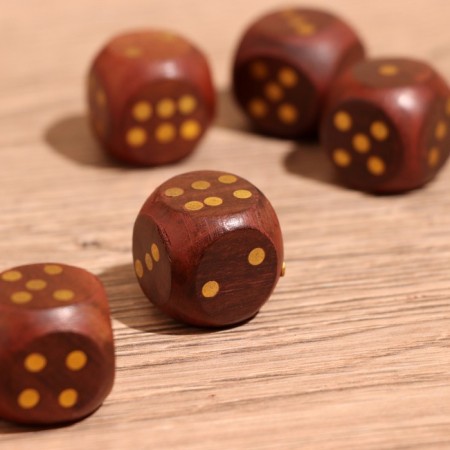 Game desktop "cubes" 7.5x7.5x6 cm, tree shisham-3