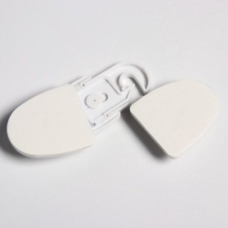 Cabinet doors lock, white color-6