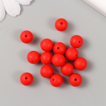 Busina silicone "Round" red d = 0.9 cm-1
