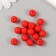 Busina silicone "Round" red d = 0.9 cm