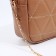 Cross-Bodi Bag on a zipper, beige color