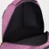 Backpack, 2 lightning departments, 2 outer pockets, 2 side pockets, pink color