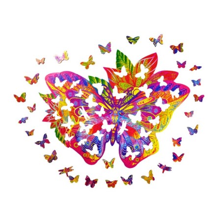 Wooden puzzle "Precious butterfly", 36 × 28 cm-7
