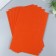 Hard felt 1 mm 20x30 cm orange