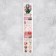 Paper stickers for the diary "Tulips", 4 × 23 cm