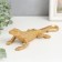 Souvenir Polystone "Golden Lizard" 7x9x25 cm