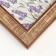 Photo frame plastic 15x20 cm "Wood pattern" with copper stroke 23.5x18.5 cm