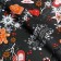 Glossy packaging paper "First Snow", 70 x 100 cm, 1 sheet