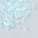Glass glass 6/0 "cube. Translucent. Light blue" 10 g