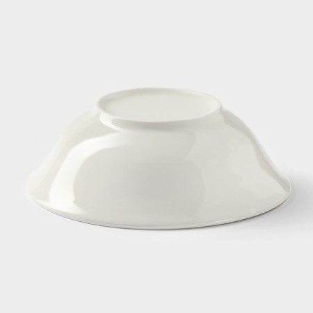 Plate porcelain deep shade White Label, 350 ml, d = 15 cm, white color-1