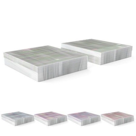 A notebook of 96 sheets in the Erichkrause "Scottish Cage", cover coated cardboard, offset unit, whiteness 100%, 5 types of mix-8