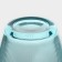 Low glass glass "Concept Straypi", 250 ml, turquoise color