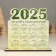 Calendar "snake scales 2025" 12x11 cm (set 2 parts)