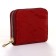 Women's wallet with lightning, red color