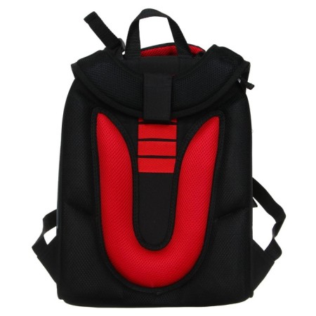 School backpack 38 x 30 x 16 cm, ergonomic back, Stavia "Red Truck"-5