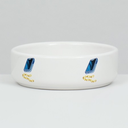 Ceramic bowl for rodents "on style" 80 ml 8.5 x 3 cm-2