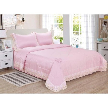 A set with a blanket "Tiara", size 160x220 cm, 160x240 cm, 50x70 cm, lilac color