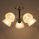 Sicily chandelier 5x60W E27 chrome, black