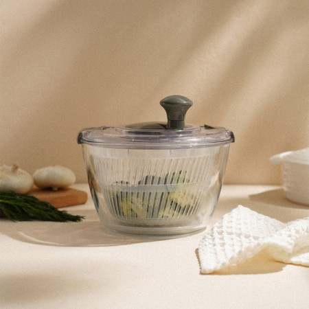 Centrifuge for drying greenery SL Home "Olive Grove", 5 l, glass, olive color-8