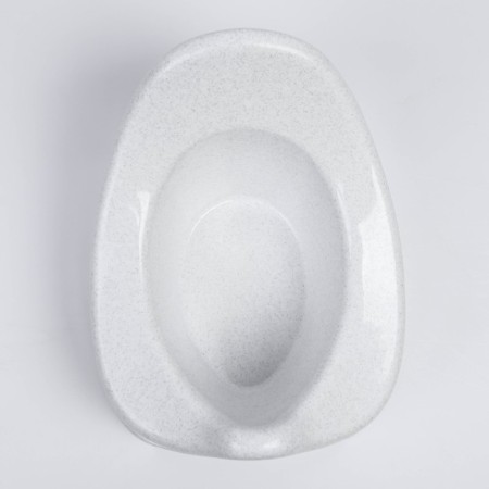 Children's pot, white marble color-2
