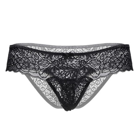 Panties Eromantica, Juno, with access, black color, size 54-56-2