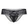 Panties Eromantica, Juno, with access, black color, size 54-56