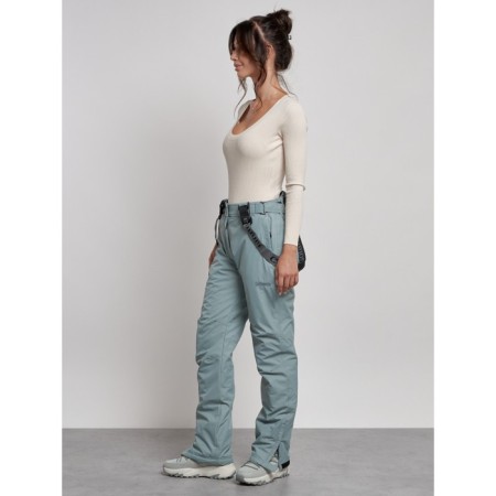 Semi-combinezone ski insulated female winter, size 44, color light gray-19