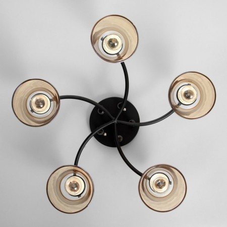 Alatei chandelier 5he27 40w is black 58x58x27 cm Bayerlux-3