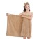 Kilt female, size 80x150 cm, beige color