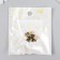 Falling Magnetic Metal "heart" black and gold 2 pcs 1.2x1.2 cm