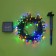 Garland “thread” 10 m, IP44, dark thread, 100 LED, glow of multi, 2 modes, solar battery