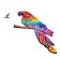 Figure puzzle "Parrot Ara", size S