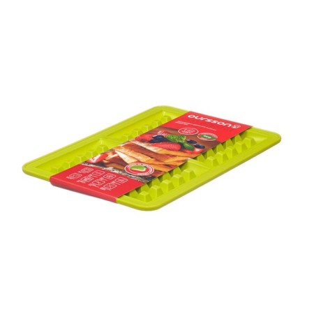Form for baking Viennese waffles, from silicone on a metal frame-1
